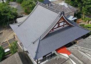 溝辺町照明寺様本堂葺き替え工事のイメージ