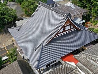 溝辺町照明寺様本堂葺き替え工事