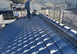 広木2F部葺き替え工事　ビフォーアフターのイメージ