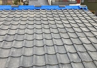 牟礼岡葺き直し　ビフォーアフターのイメージ